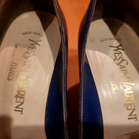 Vintage Yves Saint Laurent leather shoes - Picture 2 of 10